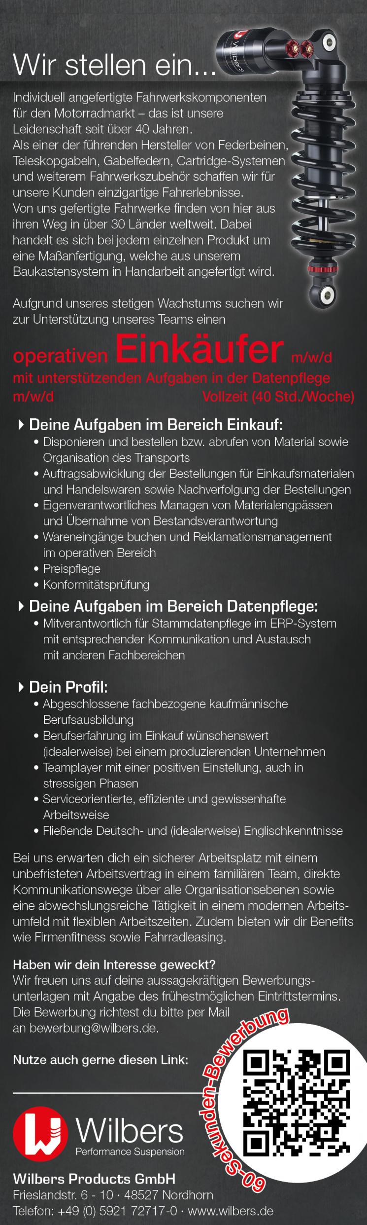 operativer Einkäufer komplett