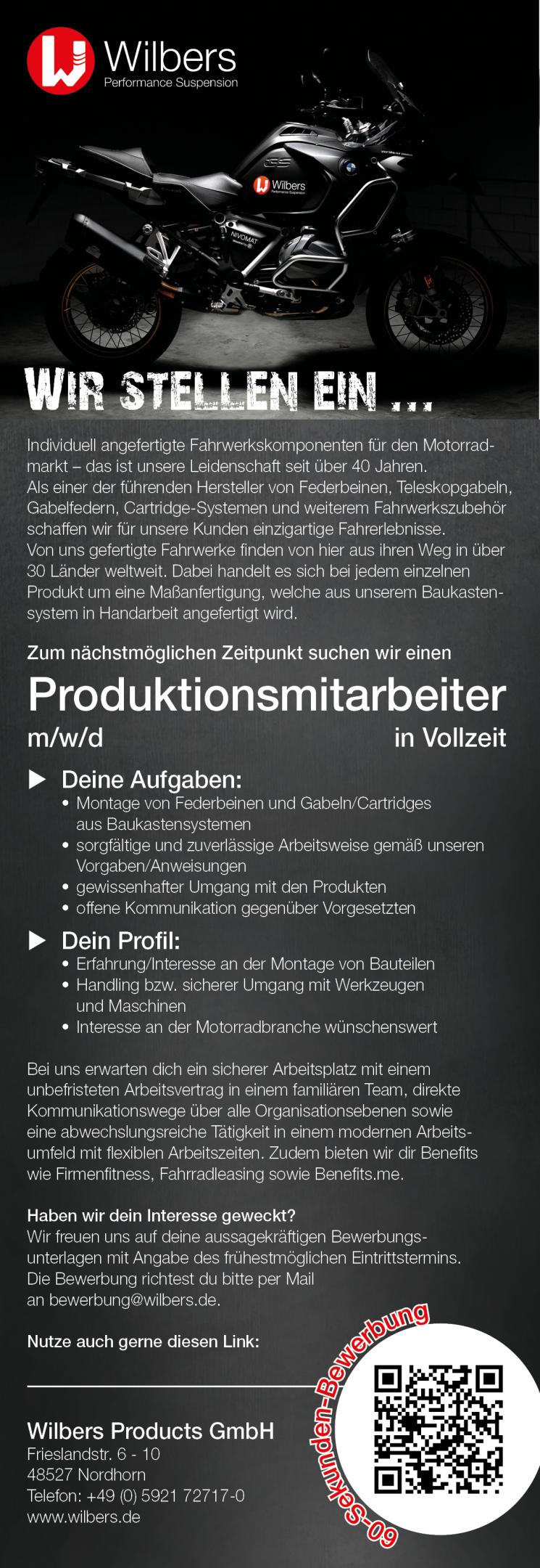 Produktionsmitarbeiter komplett
