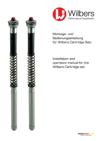 Montage- und Bedienungsanleitung für Wilbers Cartridge Satz