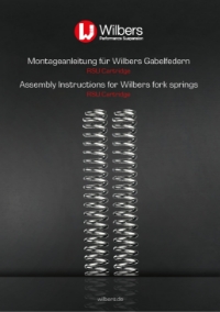 Montage- und Bedienungsanleitung für Wilbers Gabelfedern Zweirohr